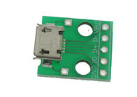 2.54mm Pin Arduino Sensor Module Micro USB To Dip Female Socket B Type With Soldering Adapter Board